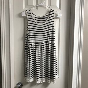 Pinkblush sleeveless top size medium